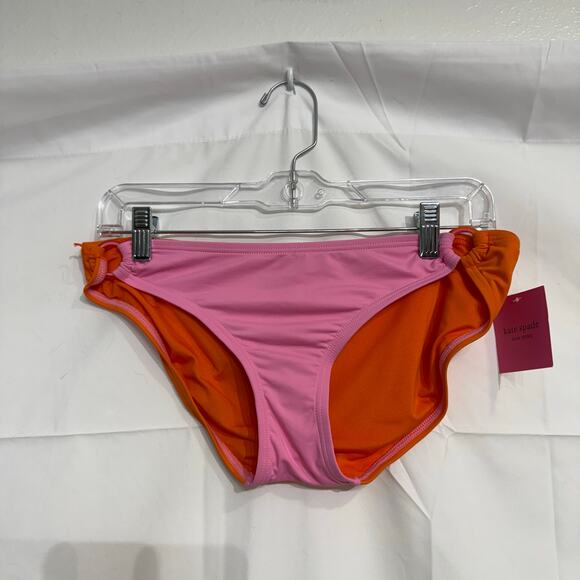 Kate Spade New York Surf Pink O-Ring Bikini Bottoms Sz XS NWT - Picture 2 of 13